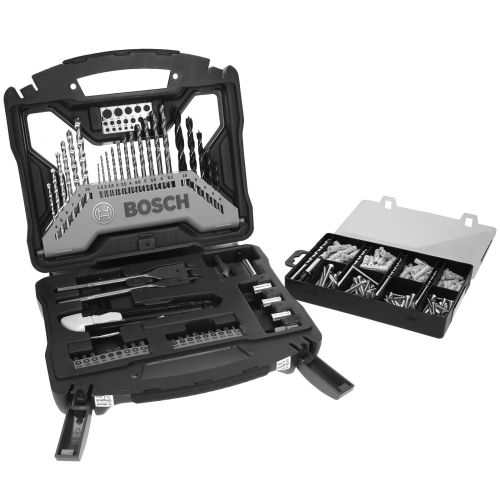 Coffret de 50 accessoires X-Line 50Ti + kit de fixation 173 pièces - BOSCH - 2607017523 pas cher