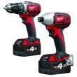 Pack 2 outils M18 18 V BPP2D-402C (M18 BDD-402C/M18 BID-402C) + 2 batteries 4 Ah + chargeur en coffret MILWAUKEE 4933447126 photo du produit Secondaire 5 S