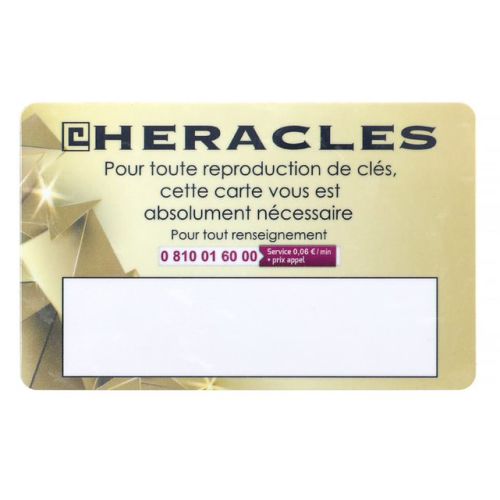 Cylindre monobloc SR type FI66 vari&eacute; chrom&eacute; 4 cl&eacute;s HERACLES DOMSR.FICH3 photo du produit Secondaire 3 L