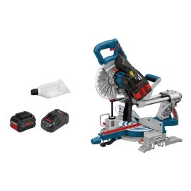 Scie à onglet Biturbo 18V Bosch GCM 18V-216 Professional + 2 batteries ProCORE 8 Ah + chargeur - 0601B41001 photo du produit Principale M