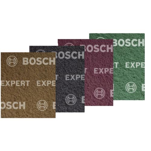 Abrasif rectangle non-tissé Expert N880 pour ponçage manuel 152 x 229 mm Nettoyage BOSCH 2608901211 photo du produit