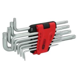 Jeu de 10 clés mâles KS Tools coudées Torx longues T8 à T50 - 151.4880 photo du produit Principale M