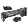 Découpeur-ponceur 12V CXT multifonctions + 2 batteries 2Ah + chargeur en coffret de trasnport - MAKITA - TM30DSAEX1 pas cher