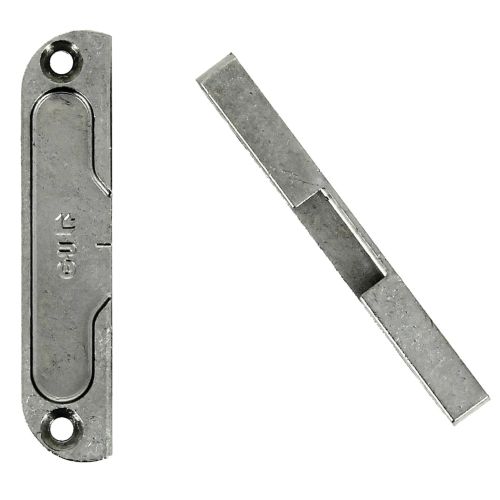 Gâche galet à défoncer axe 8mm jeu 4mm dimension 85x16x9mm pour menuiserie bois - FERCO - E-11637-00-0-1 pas cher