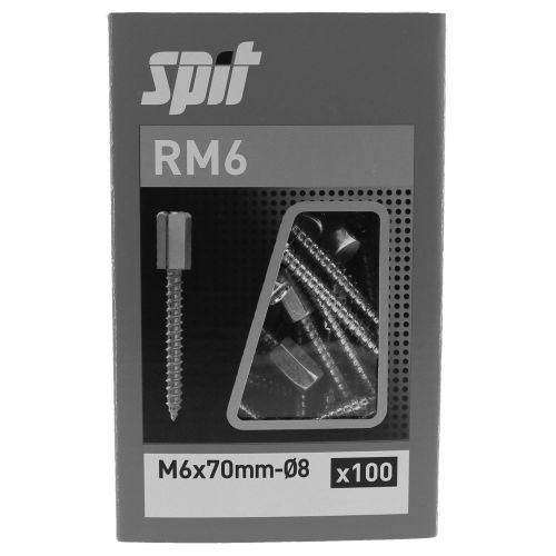 Piton femelle RM6 M6 boîte de 100 - SPIT - 050059 pas cher Secondaire 4 L