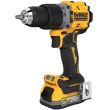 Perceuse-visseuse à percussion 18 V XR Powerstack Brushless + 2 batteries 1,7 Ah + chargeur + coffret T-STAK DEWALT DCD805E2T-QW photo du produit Secondaire 1 S