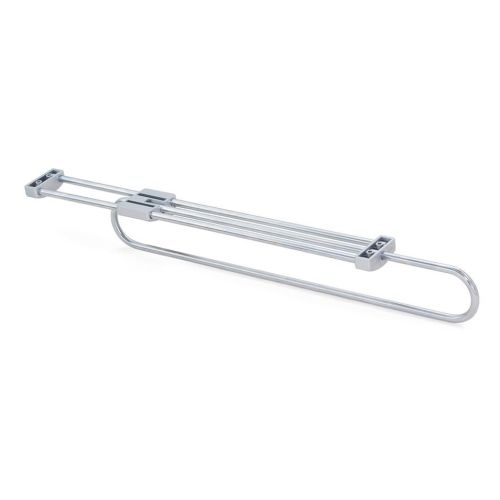 Porte cintre extensible peint en aluminium chromé longueur 300mm - EMUCA – 6210925 pas cher