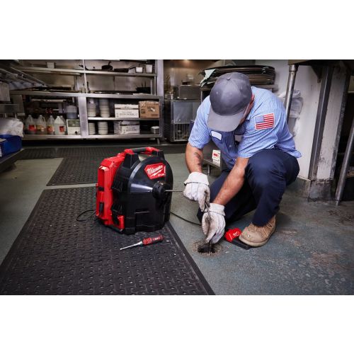 Déboucheur à section et à tambour 18 V FUEL M18 FFSDC10-0 10 mm (sans batterie ni chargeur) MILWAUKEE 4933459707 photo du produit Secondaire 6 L