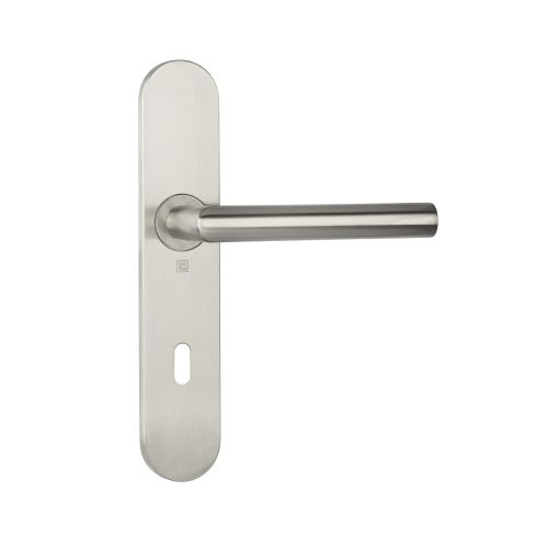 Ensemble sur plaques s&eacute;rie JADE 1394 type cl&eacute; L finition inox - HERACLES - B-INOX-SP15 pas cher Secondaire 1 L