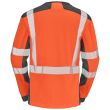 T-shirt manches longues fluo SAFE XP HV orange/bleu marine T0/XS CEPOVETT 22-9T85-404-0/XS photo du produit Secondaire 1 S