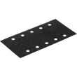 Bo&icirc;te de 50 feuilles abrasives VC 152 VELOURS rectangulaires 115x230mm Grain 80 10T - HERMES - 6075356 pas cher