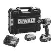 Perceuse-visseuse compacte XR 18V Brushless + 2 batteries 5Ah + chargeur avec T-STAK - DEWALT - DCD794P2T-QW pas cher