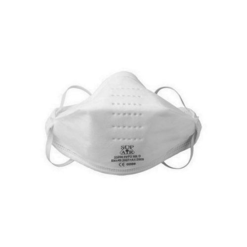 Boîte de 20 masques respiratoires jetables pliables FFP2 NR D sans valve SUP AIR blanc - EURO PROTECTION - 23200 pas cher