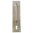 Poignée sur plaque tirage clé I inox brossé HERACLES B-INOX-PT902 photo du produit Secondaire 2 S