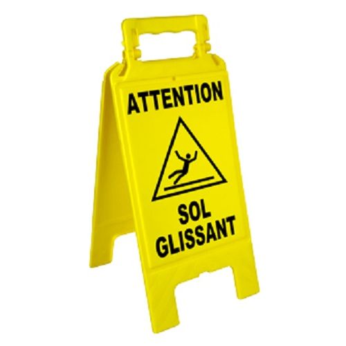 Chevalet de signalisation ''Sol glissant'' 600 x 275 mm NOVAP 4291000 photo du produit