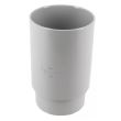 Manchon pour tube de descente cylindrique Femelle/Femelle 80mm gris - NICOLL - JRGT pas cher