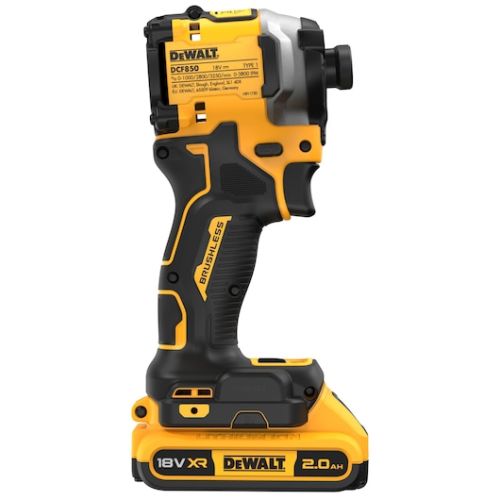 Visseuse a chocs 18 V XR BRUSHLESS + 2 batteries 2 Ah + chargeur + coffret T-STAK DEWALT DCF850D2T-QW photo du produit Secondaire 4 L