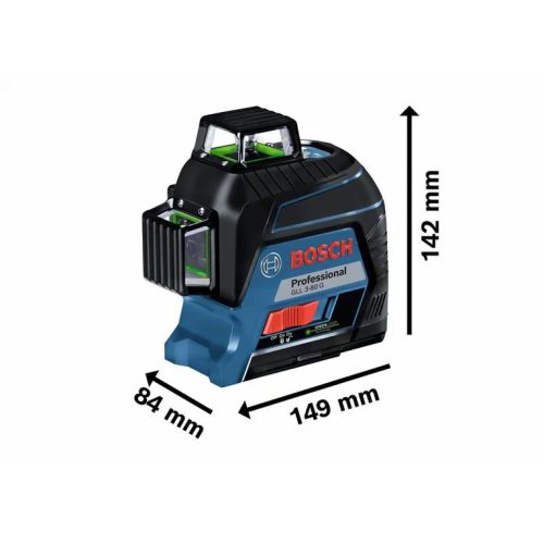 Laser lignes GLL 3-80 G Professional + piles + coffret - BOSCH - 0601063Y00 pas cher Secondaire 2 L