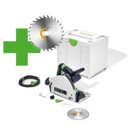 Scie plongeante 1200W Festool TS 55 F-Plus Master Edition + coffret Systainer SYS3 M 337 - 577843 photo du produit Principale M