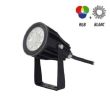 Projecteur extérieur noir LED TOURNESOL RGB 6 W RGB + blanc CCT MIIDEX LIGHTING 80105 photo du produit