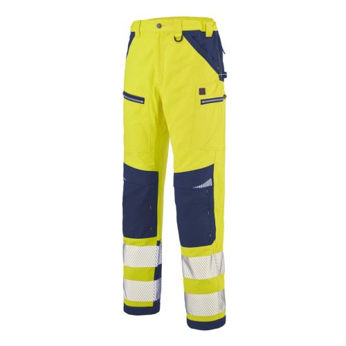 Pantalon homme SPANNER HV jaune/bleu marine T1/S - LAFONT - 1ATHHV-6-701-1/S pas cher