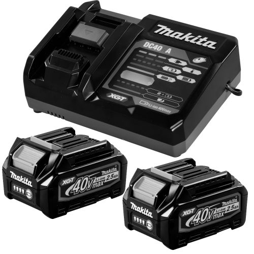 Visseuse à chocs 40V XGT + 2 batteries 2,5Ah + chargeur + coffret MAKPAC - MAKITA - TD001GD201 pas cher Secondaire 5 L