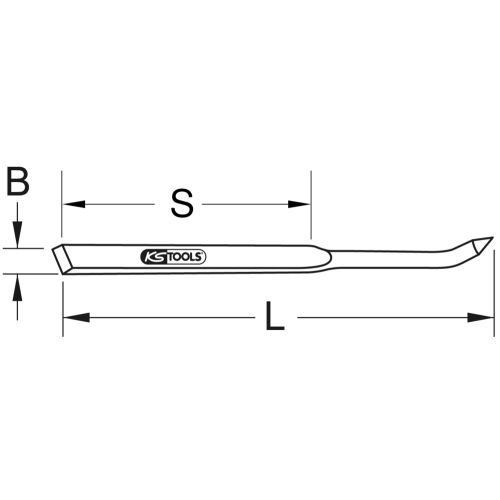 Couteau à décoffrer BRONZEPLUS 400 mm KS TOOLS 963.9655 photo du produit Secondaire 1 L