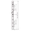 Crémaillère en applique alu blanc 2000 x 11 mm MONIN 522 420 photo du produit Secondaire 1 S