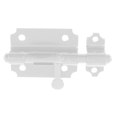 Verrou de box bouton poire diamètre 18 mm zingué blanc JARDINIER MASSARD M-498143 photo du produit Principale L