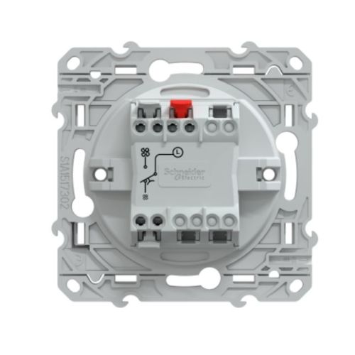 Mécanisme poussoir VMC OVALIS blanc sans arrêt - SCHNEIDER - S320236 pas cher Secondaire 4 L