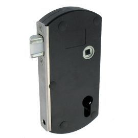 Serrure MODULOX &agrave; p&ecirc;ne r&eacute;glable sans but&eacute;e noir - TIRARD - GB592001 pas cher Principale M