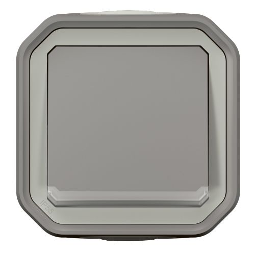 Interrupteur ou va-et-vient PLEXO 10AX 250V étanche complet saillie gris avec voyant - LEGRAND - 069712L pas cher Secondaire 1 L