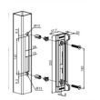 Gâche pour FORTY-FIFTY-SIXTYLOCK tube 40 mm LOCINOX P00008629 photo du produit Secondaire 1 S