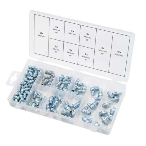 Assortissement de graisseurs aux dimensions métrique 110 pièces KS TOOLS 970.0030 photo du produit