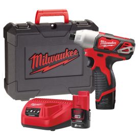 Visseuse à chocs 12V Milwaukee M12 BID-202C + 2 batteries 2.0 Ah + chargeur + coffret - 4933441960 photo du produit Principale M