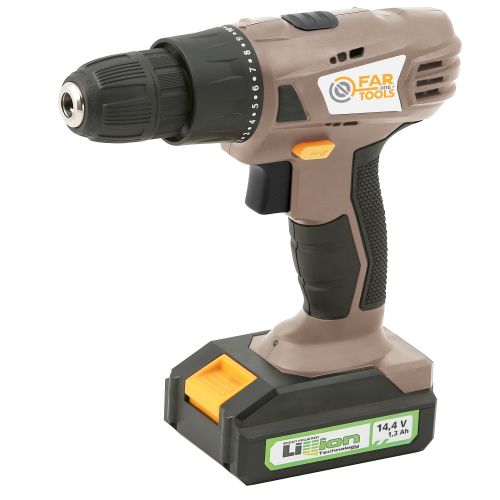 Perceuse-visseuse 14,4 V LI 144B + 1 batterie 1,3 Ah + chargeur FARTOOLS ONE 215116 photo du produit