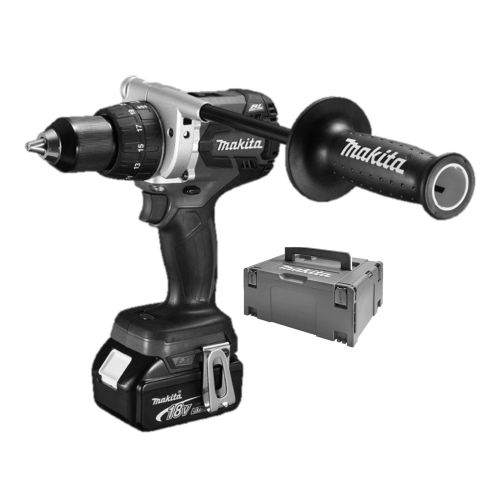 Perceuse visseuse 18V + 2 batteries 5Ah + chargeur + coffret MAKPAC - MAKITA - DDF458RTJ pas cher Secondaire 2 L