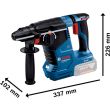 Perforateur SDS Plus 18 V GBH 18V-24 C + 2 batteries GBA 5 Ah + chargeur - BOSCH - 0611923003 photo du produit Secondaire 1 S