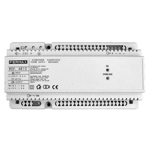 Alimentation 12VAC/1,5A 18VDC/1,5A - FERMAX - 4810 pas cher