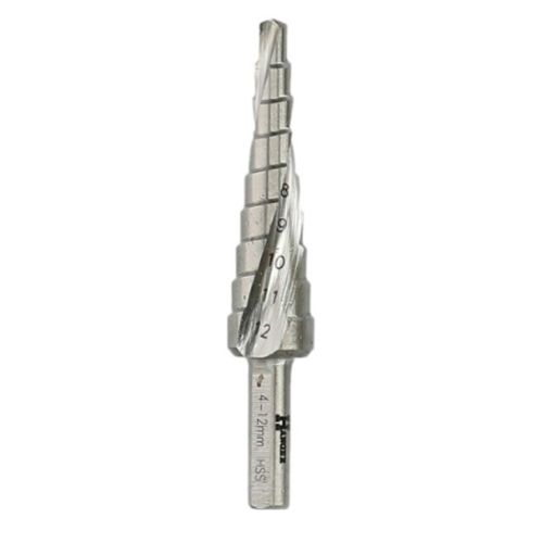 Fraise &eacute;tag&eacute;e &agrave; goujure h&eacute;lico&iuml;dale HSS 4 &agrave; 12 mm HANGER 153412 photo du produit