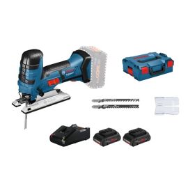 Scie sauteuse 18V Bosch GST 18 V-LI S + 2 batteries Procore 4 Ah + chargeur + coffret L-Boxx - 06015A510Q pas cher Principale M