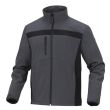 Veste sofshell gris/noir TL - DELTA PLUS - LULE2GRGT pas cher