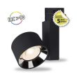 Spot LED WHAO sur rail avec adaptateur 03 allumages 10 W noir 3000 K MIIDEX LIGHTING 83192 photo du produit Secondaire 2 S