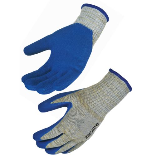 Gants tricotés aramide / fil acier TKV105 gris/bleu T9 SINGER TKV105T9 photo du produit Principale L