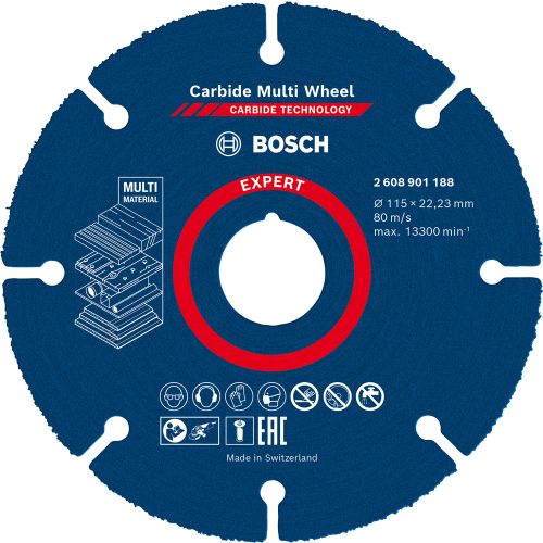 Coffret de disques EXPERT X-Lock pour coupe et ponçage 125 mm 5 pièces BOSCH 2608619374 photo du produit Secondaire 2 L