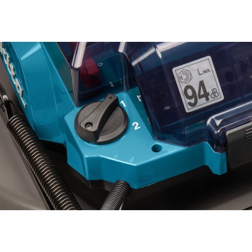 Tondeuse à gazon autotractée 2 x 18 V + 2 batteries 5 Ah + chargeur MAKITA DLM462PT2 photo du produit Secondaire 15 L