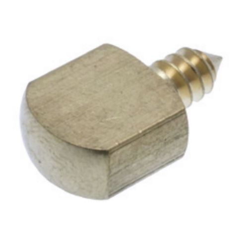 Taquet battoir à visser dans le bois 10 x 20 mm diamètre 5 mm laiton 9009S00 photo du produit Principale L