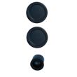 Kit pour porte coulissante noir bec de cane rosace ronde EUROWALE NO013 photo du produit