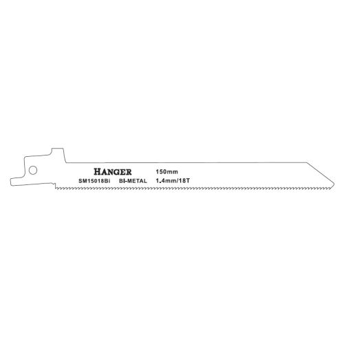 2 lames pour scie sabre (SM15018BI) - HANGER - 150308 pas cher Secondaire 1 L