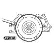 Clé de blocage de volant moteur pour Opel KS TOOLS 150.2438 photo du produit Secondaire 1 S